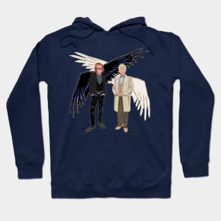 Crowley and Aziraphale Hoodie